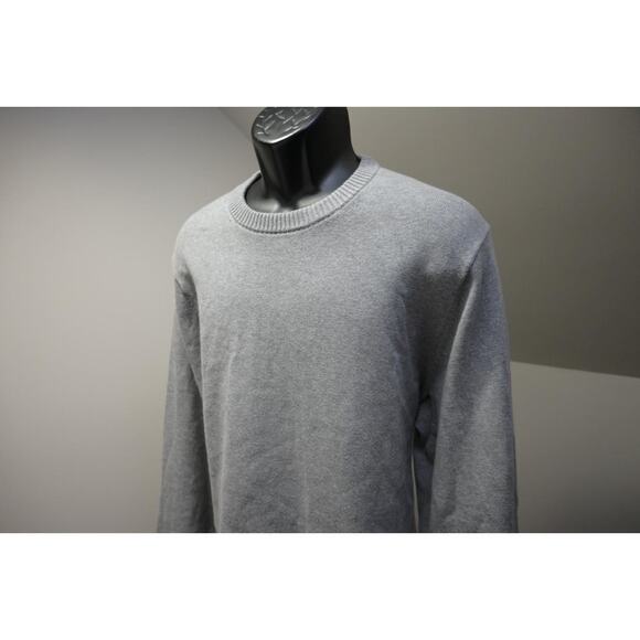 Duluth Trading Co. Crew Neck Swaeter Cotton Nylon Gray Mens Size Large Tall LT - Picture 1 of 7